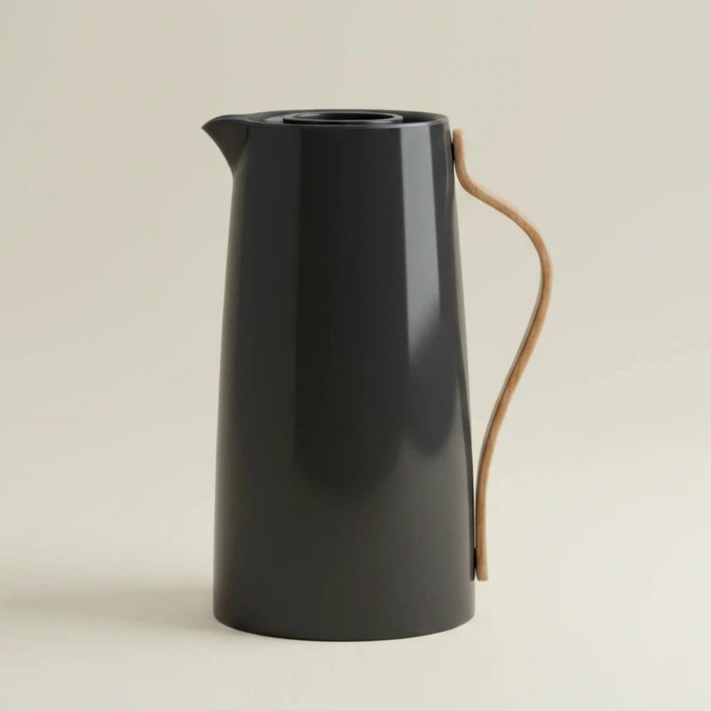 Emma vacuum jug, coffee 1.2L - black