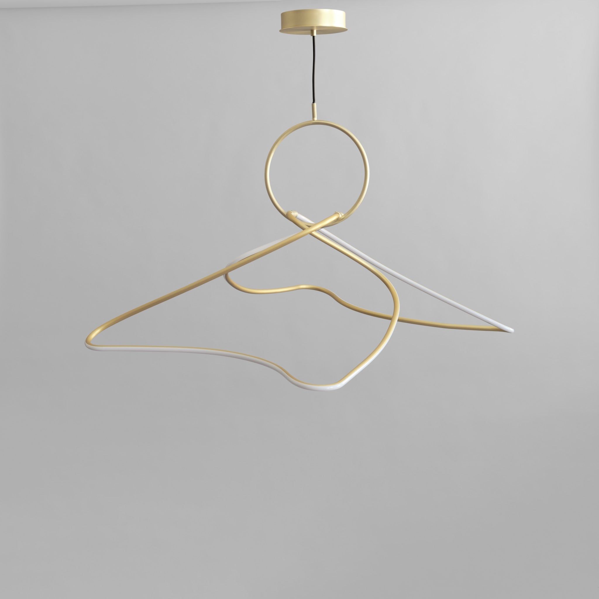 Kumo Chandelier, Big - Brass*