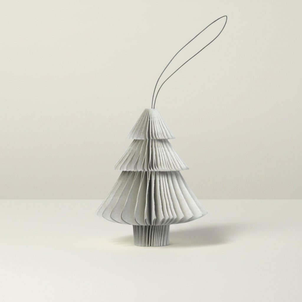 SUSTAIN folding ornament, tree nude grey (box of 6)