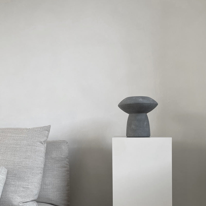 Sphere Vase, Fat - Dark Grey