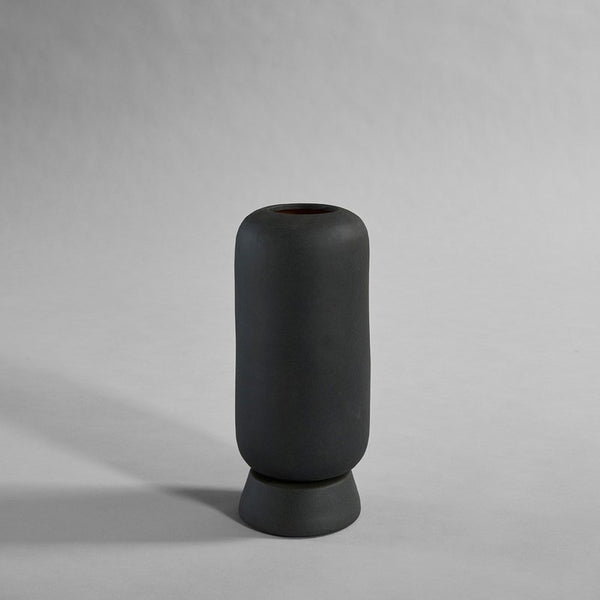 101 Copenhagen available online in North America, Canada, and USA at Studio Nordhaven - Kabin ceramic collection - Kabin Vase, Tall - Black