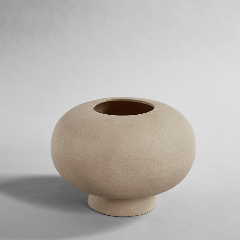 Kabin Vase, Fat - Sand