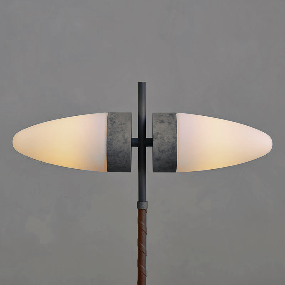 Bull Floor Lamp - Oxidized