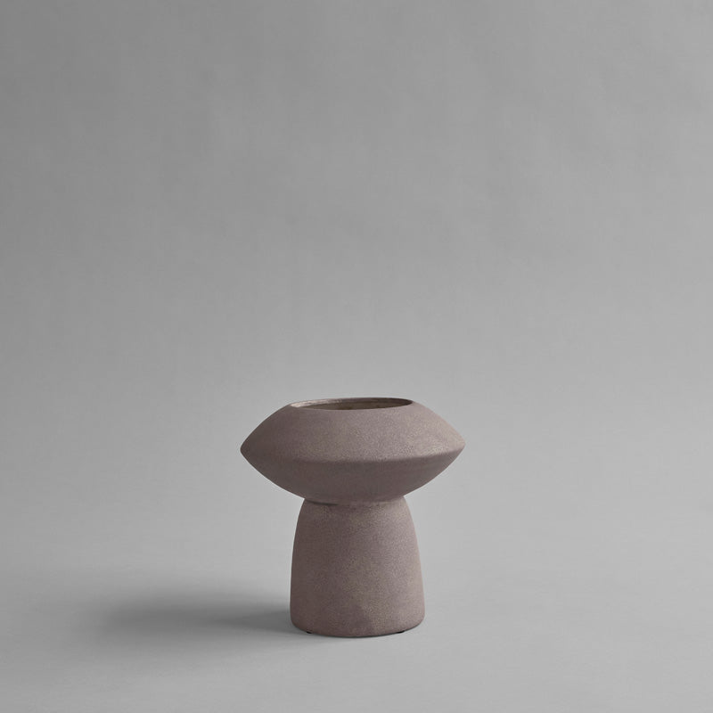 Sphere Vase, Fat - Taupe