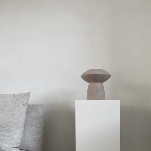 Sphere Vase, Fat - Taupe