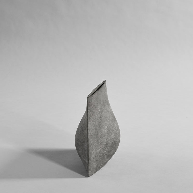 Origami Vase - Small - Dark Grey
