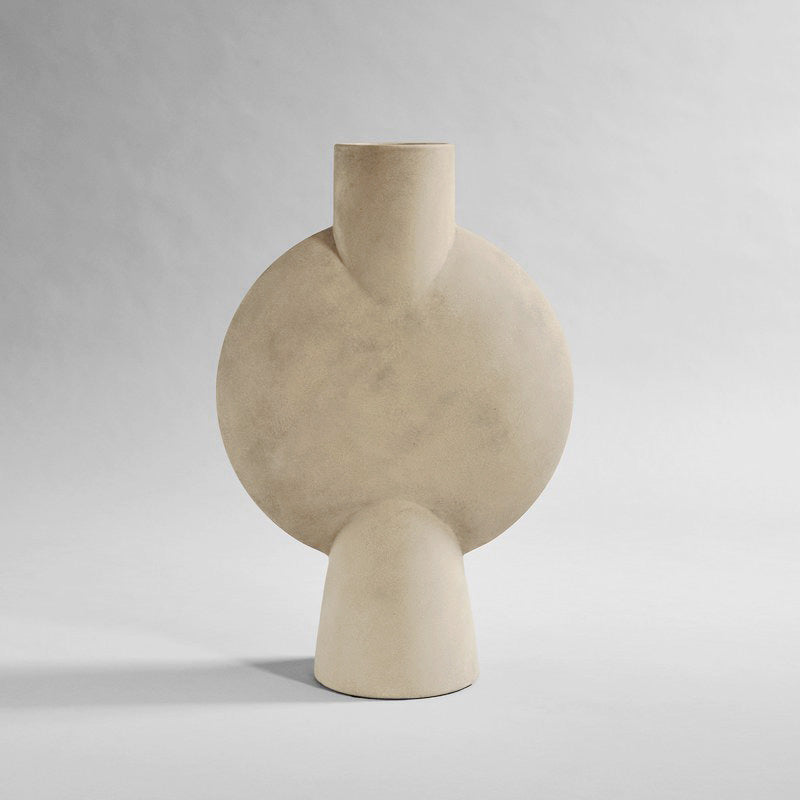 Sphere Vase Bubl, Hexa - Sand