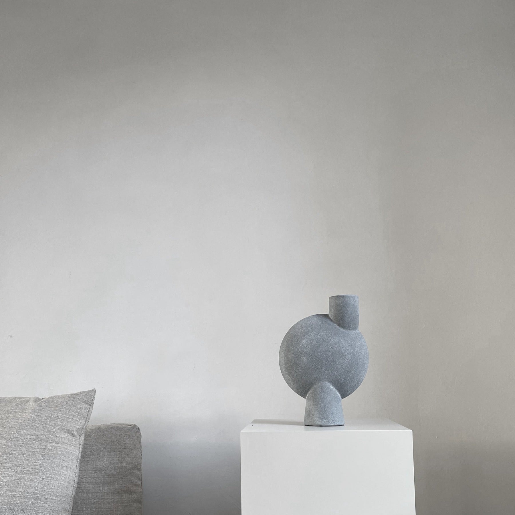 Sphere Vase Bubl, Medio - Light Grey