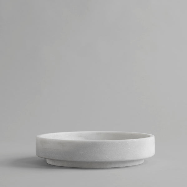 Formalism Bowl Marble - White
