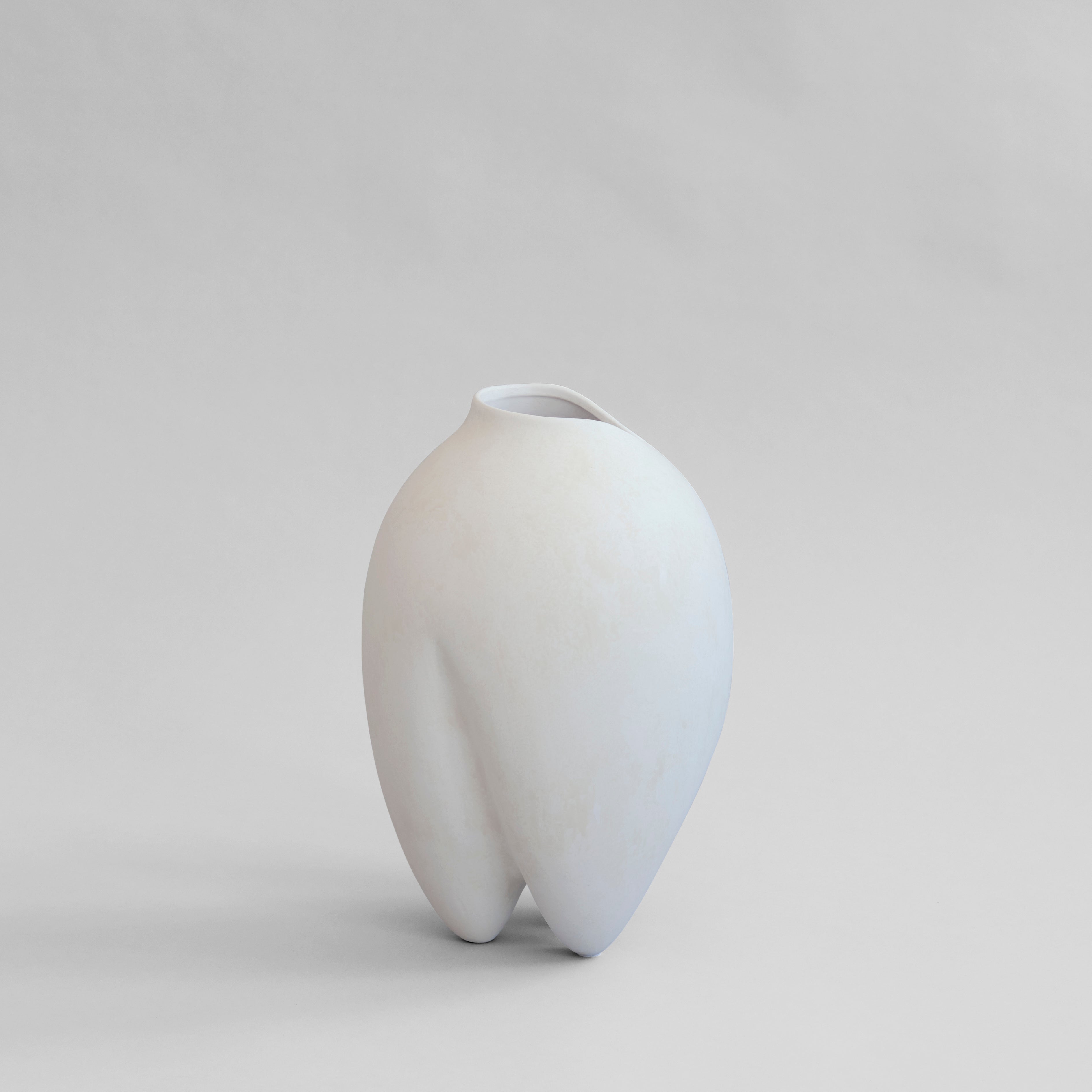 Sumo Vase, Slim - Bone White