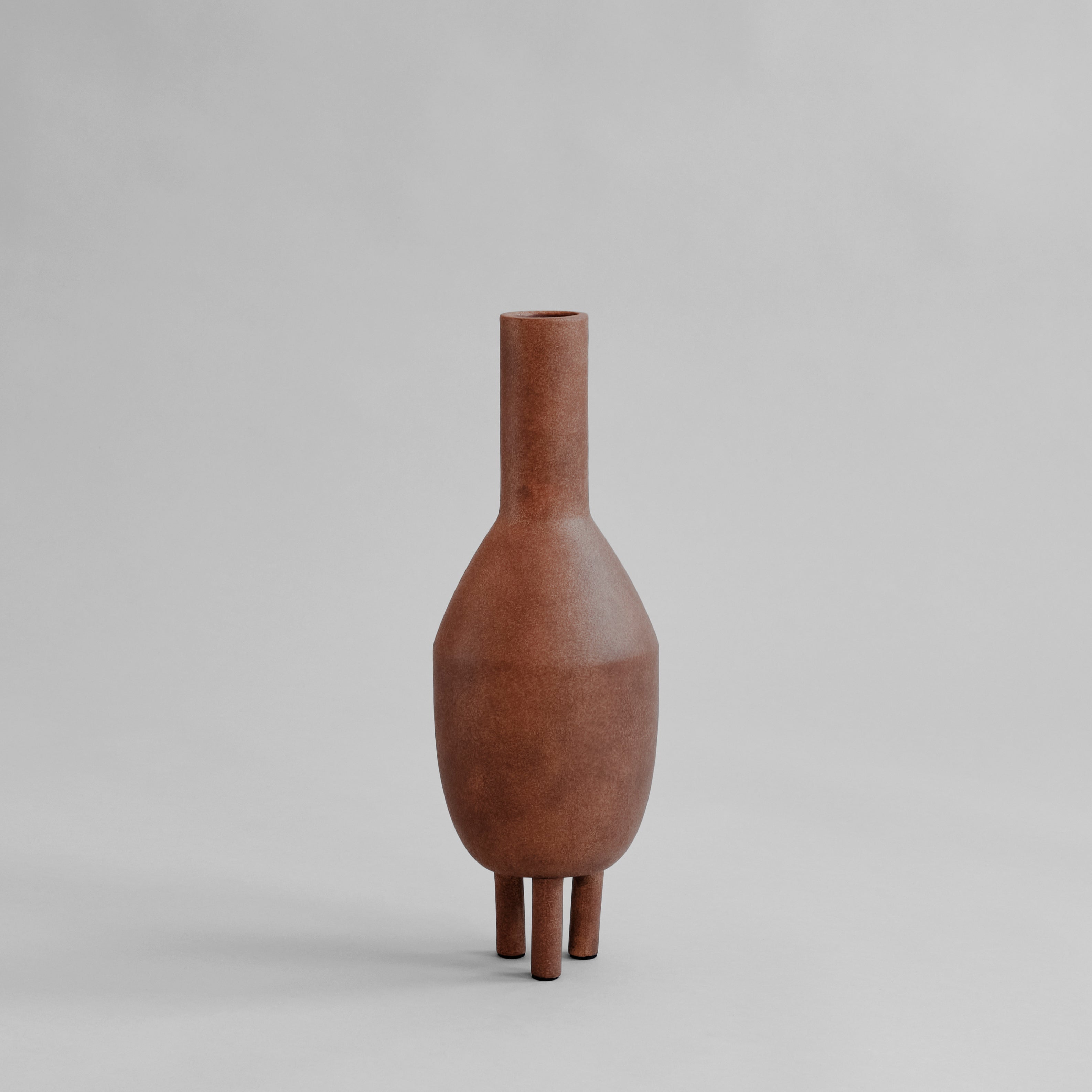 Duck Vase, Slim - Terracotta