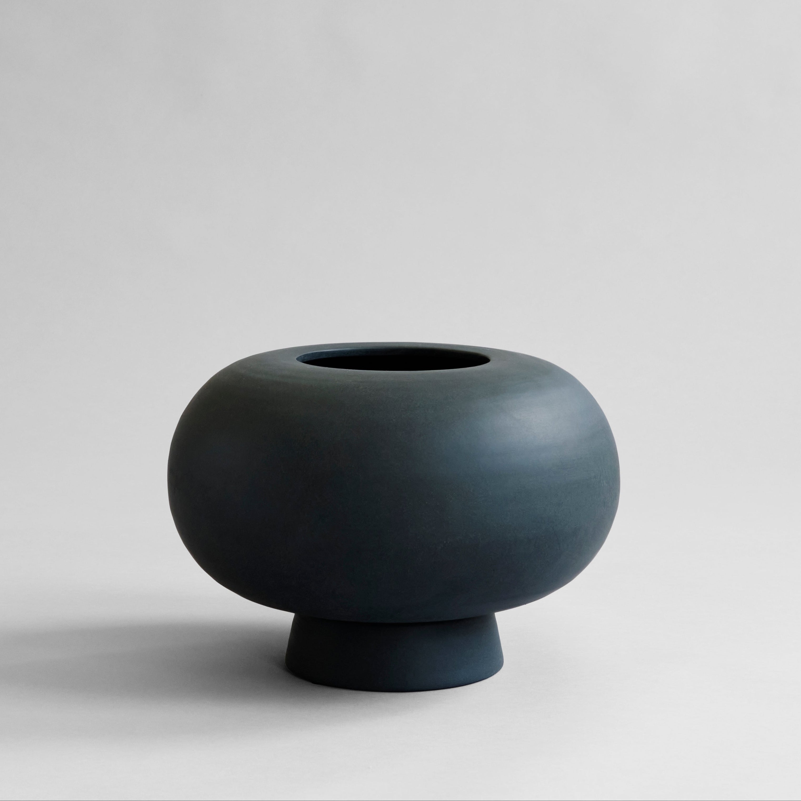 Kabin Vase, Fat - Black