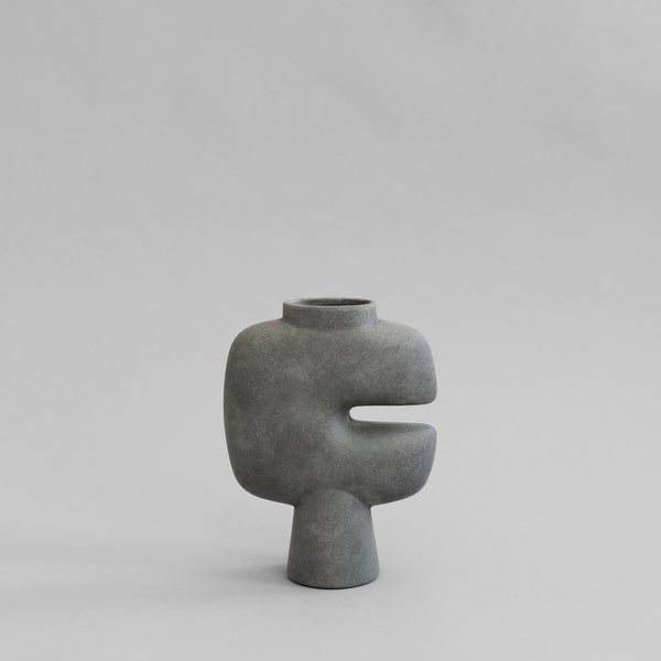 101 CPH Tribal Vase, Medio - Dark Grey