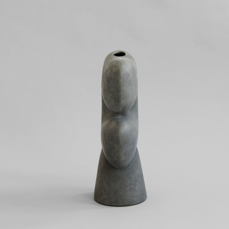 Tribal Vase, Big - Dark Grey