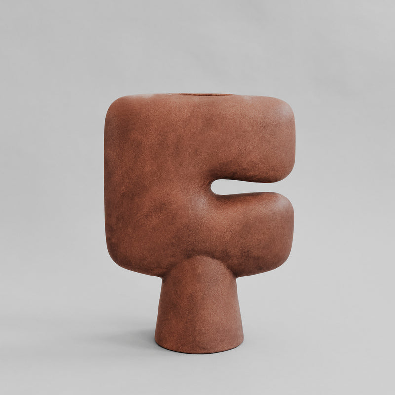 Tribal Vase, Big - Terracotta