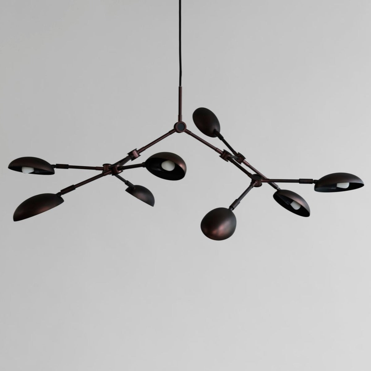 Drop Chandelier, Mini - Burned Black