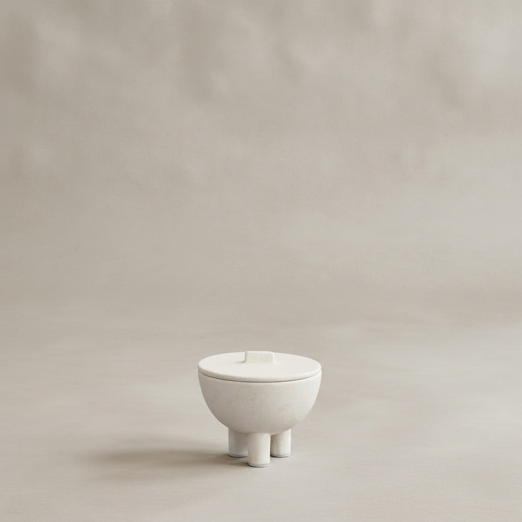 Duck Jar, Medio - Bone White