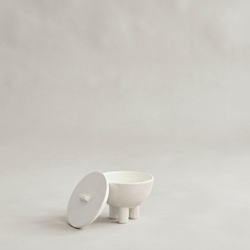 Duck Jar, Medio - Bone White