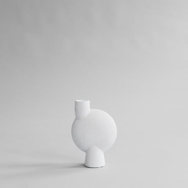 Sphere Vase Bubl, Medio - Bone White