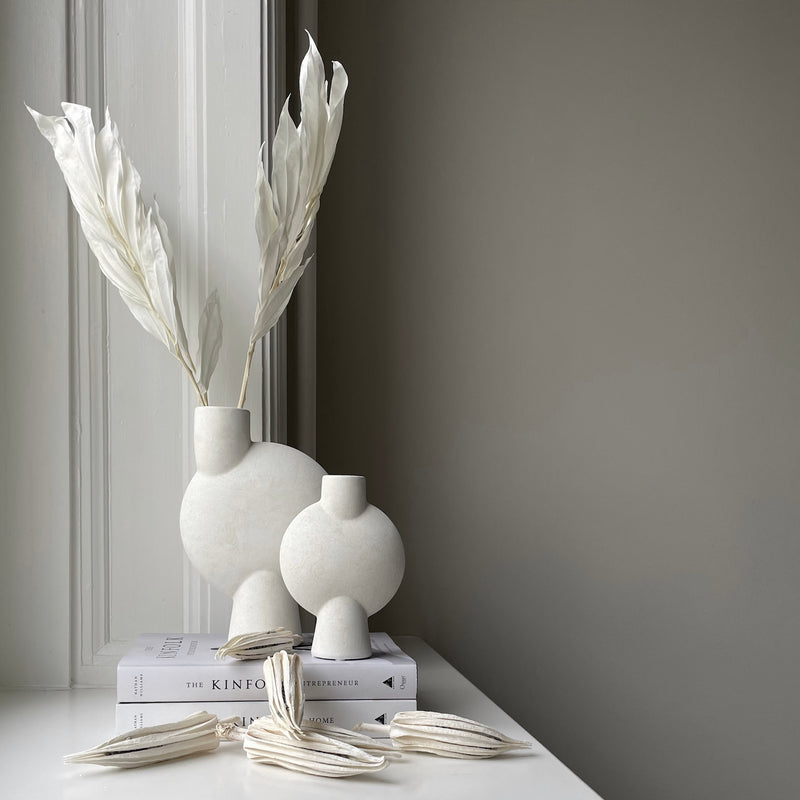 Sphere Vase Bubl, Mini - Bone White