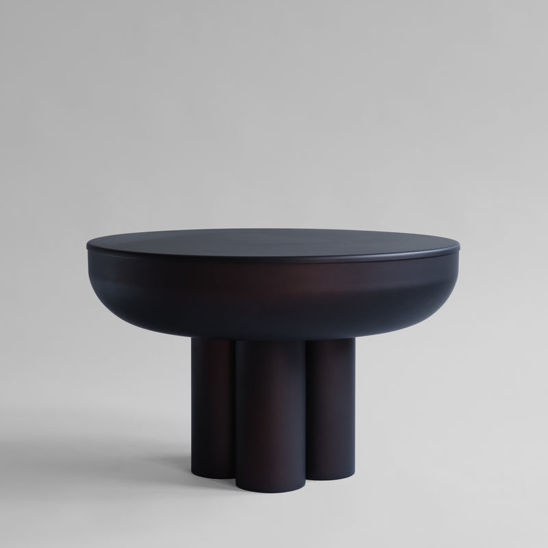 Crown Table, Low - Burned Black