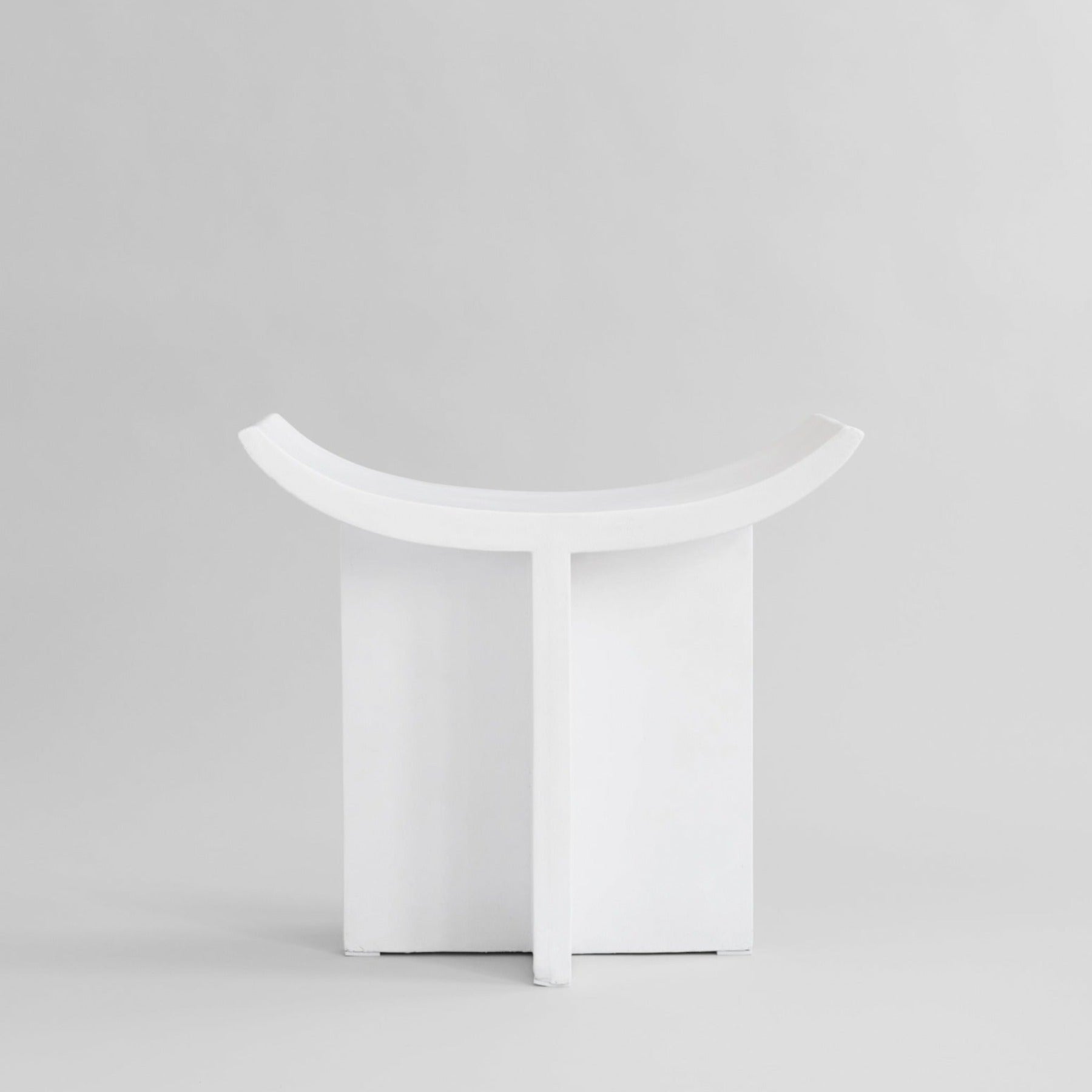 Brutus Stool - Bone White