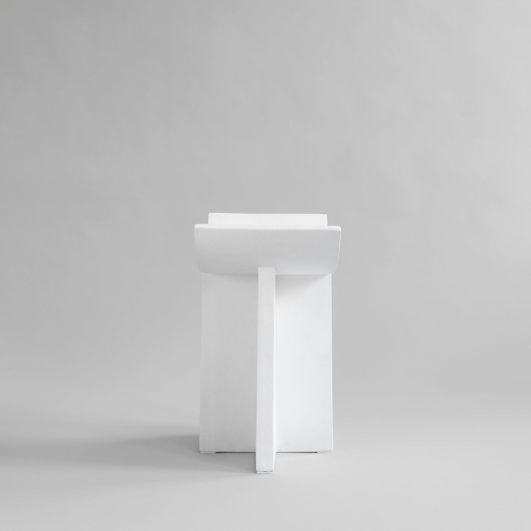 Brutus Stool - Bone White