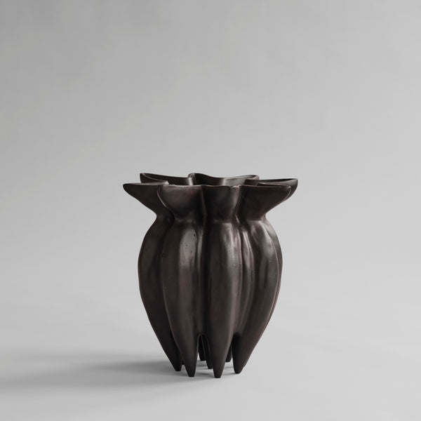 Lotus Vase, Mini - Coffee