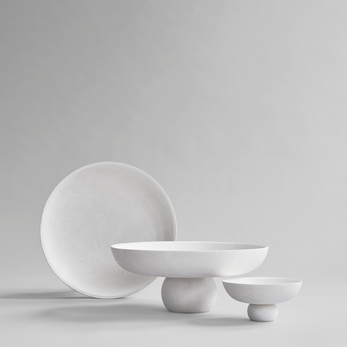 Baburu Bowl , Big - Bone White