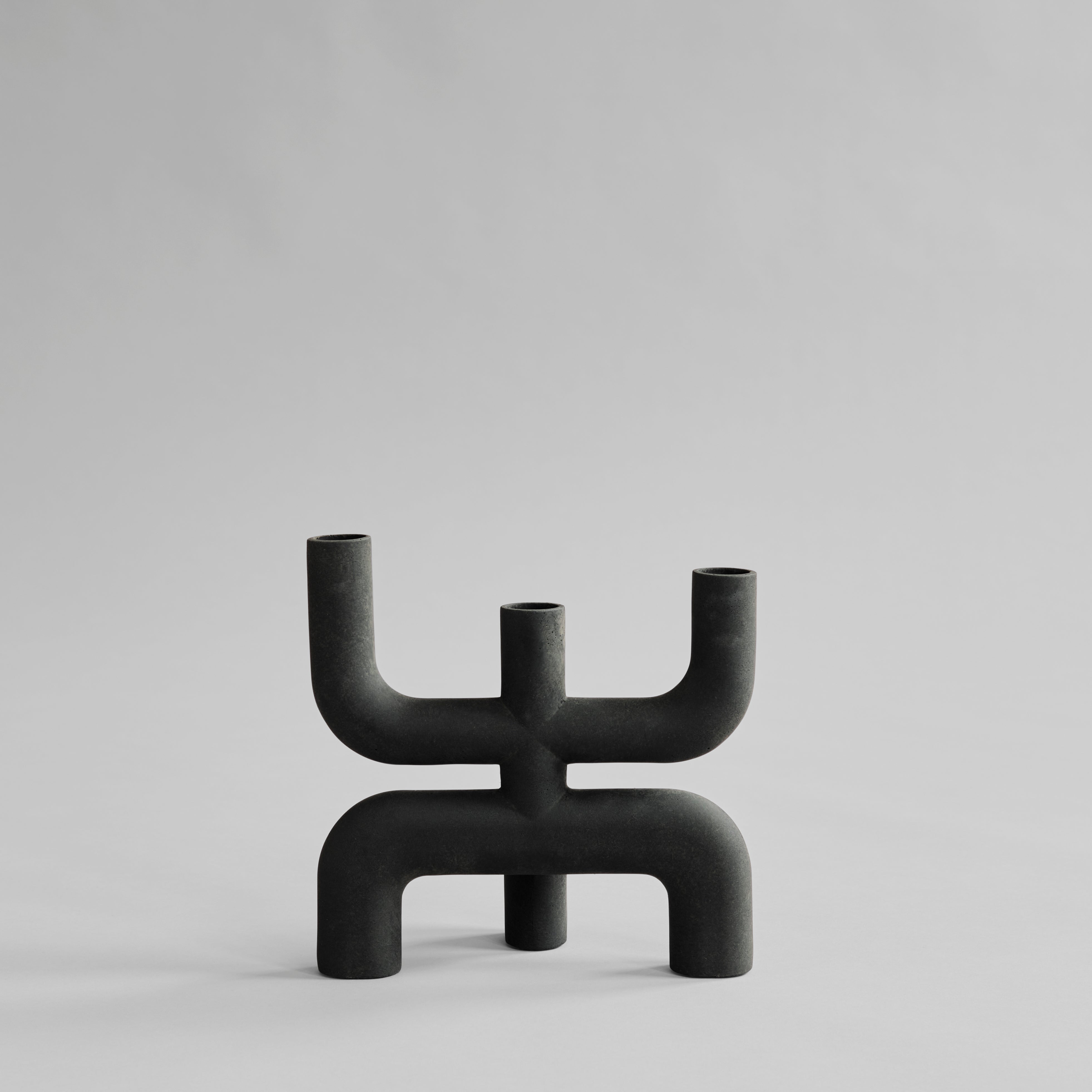 Cobra Candleholder - Black