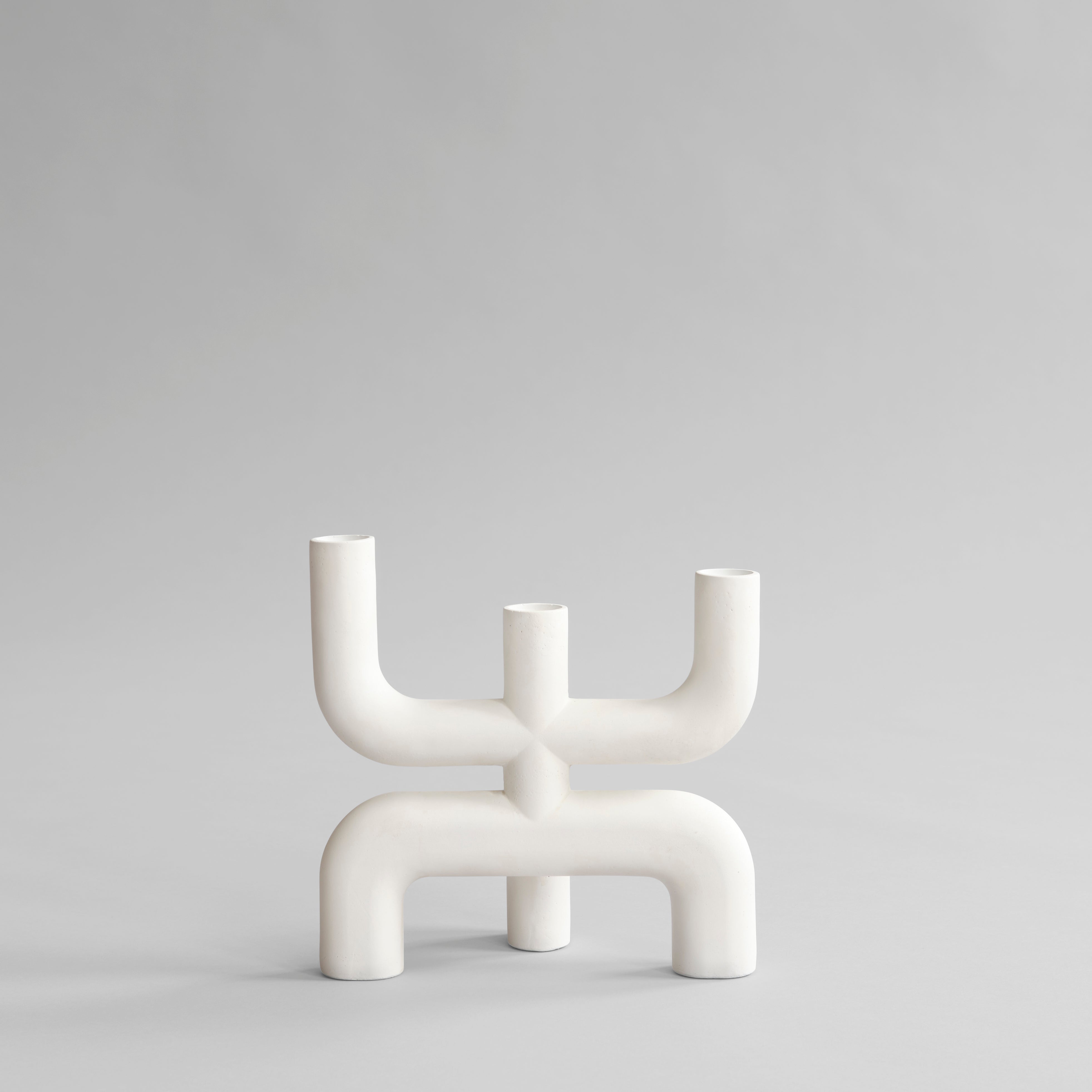 Cobra Candleholder - Bone White