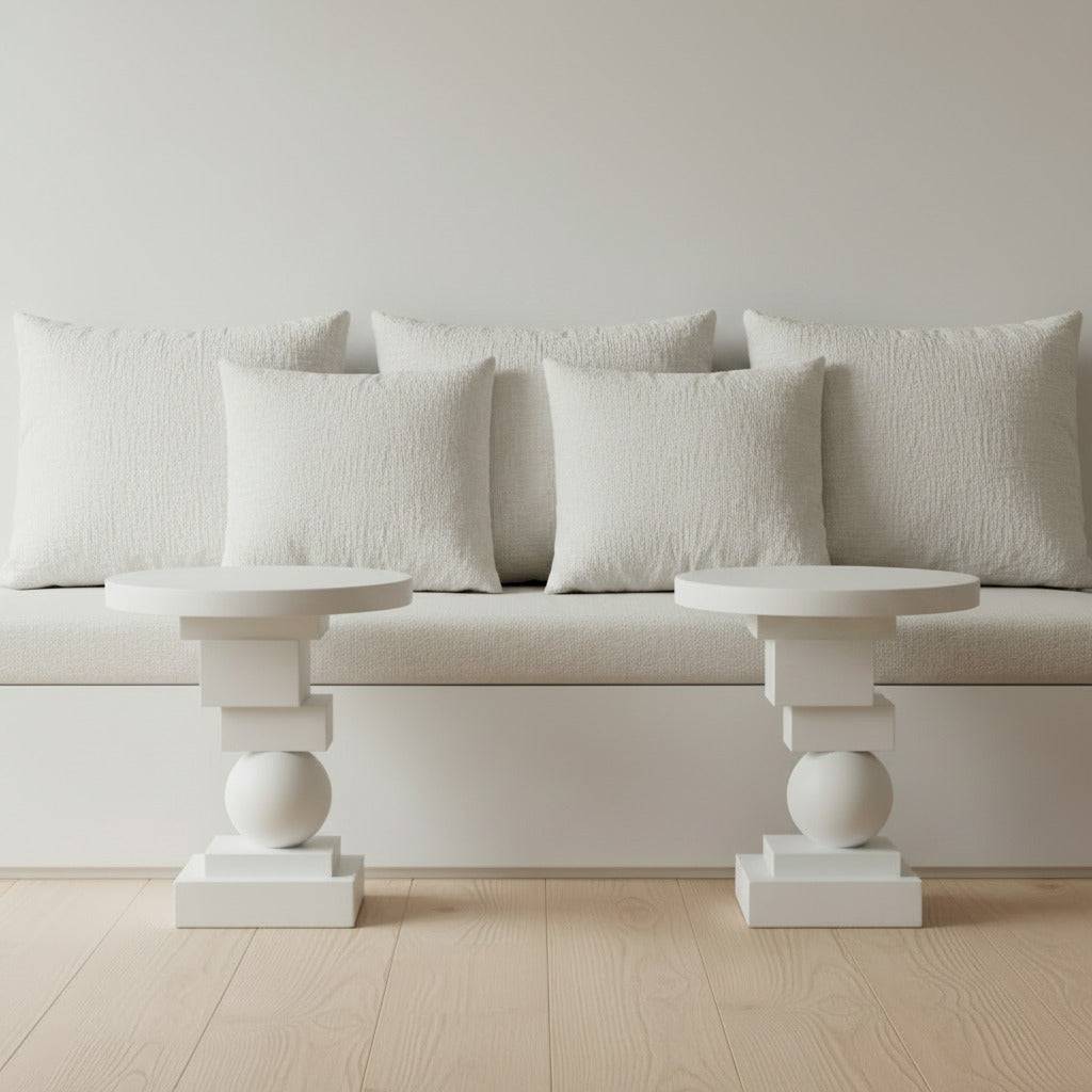 Artist Side Table - Bone White