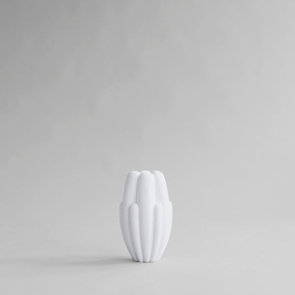 Bloom Slim Vase, Mini - Bone White