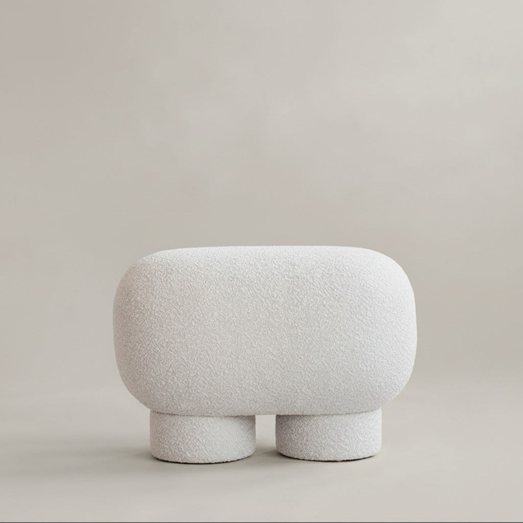 Big Foot Bench, Petit - Bouclé