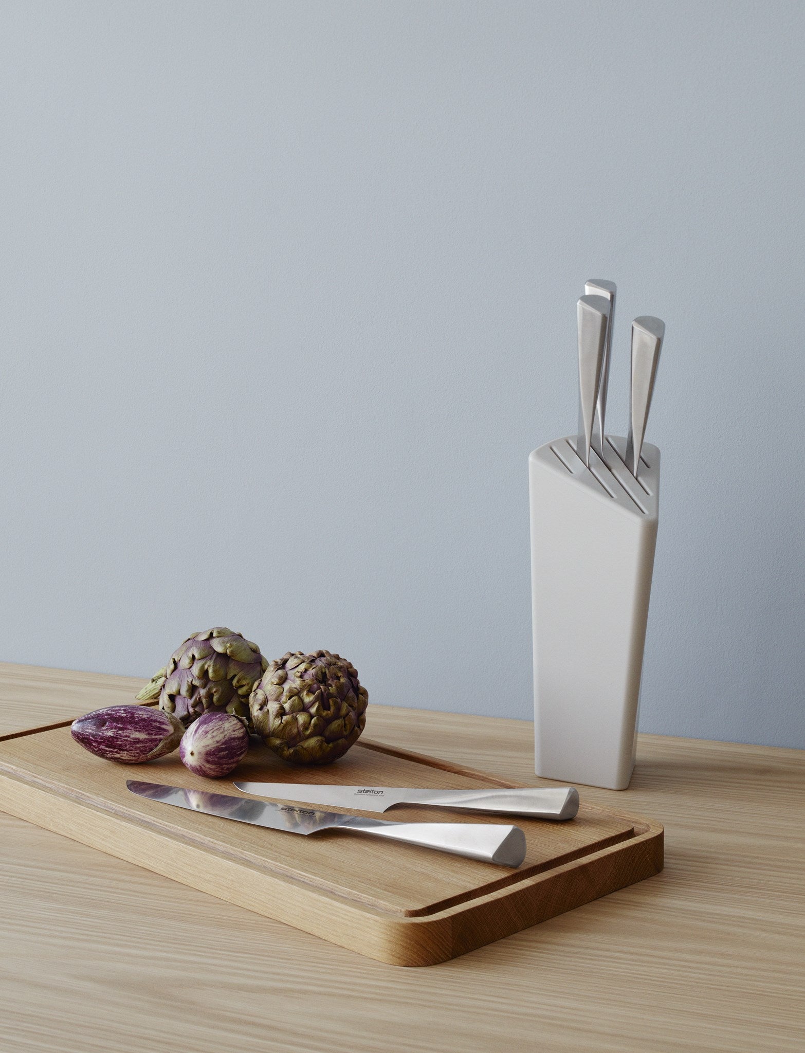 Trigono santoku knife L 12.8 in steel