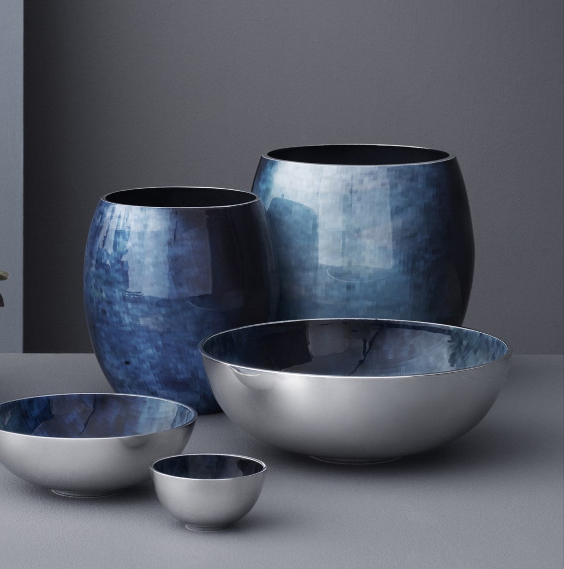 Stockholm vase H 6.18 in horizon