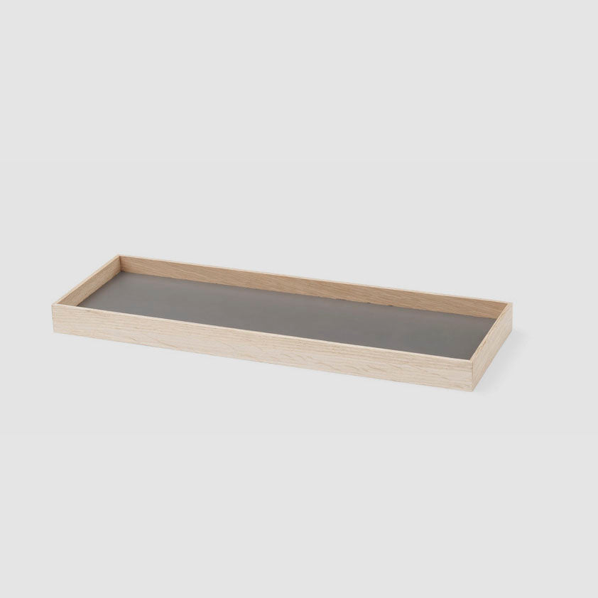 Frame tray small oak/grey