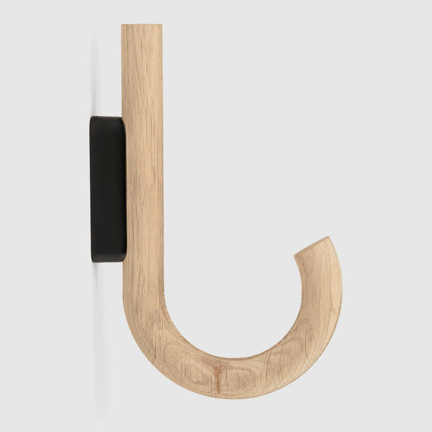 HOOK hanger oak/black