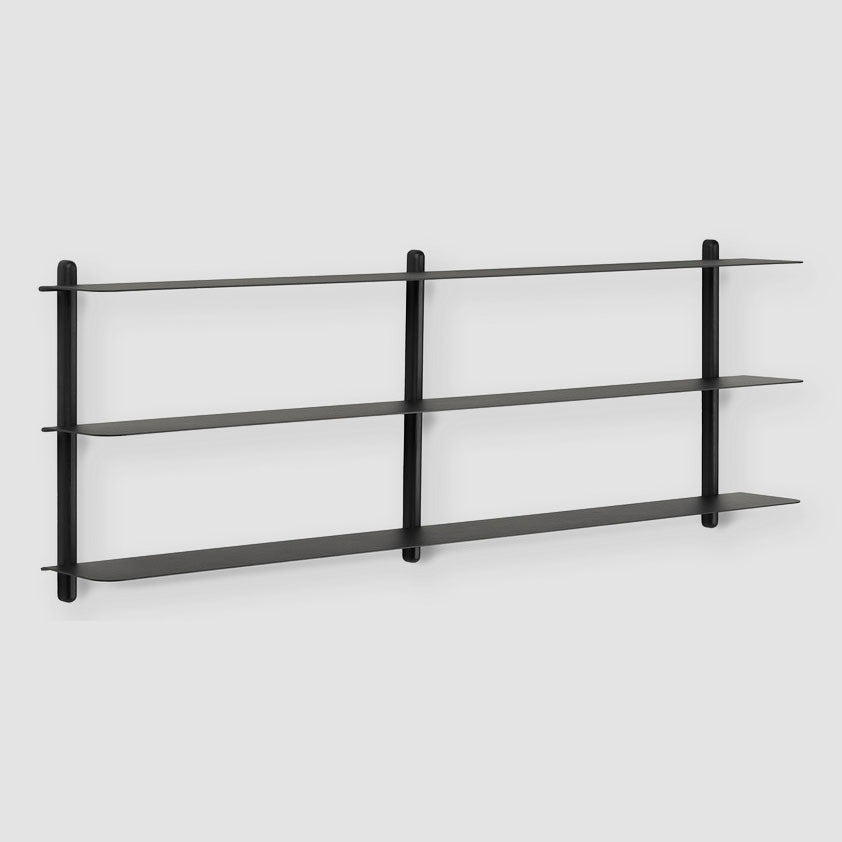 NIVO Shelf Small D - black ash/black