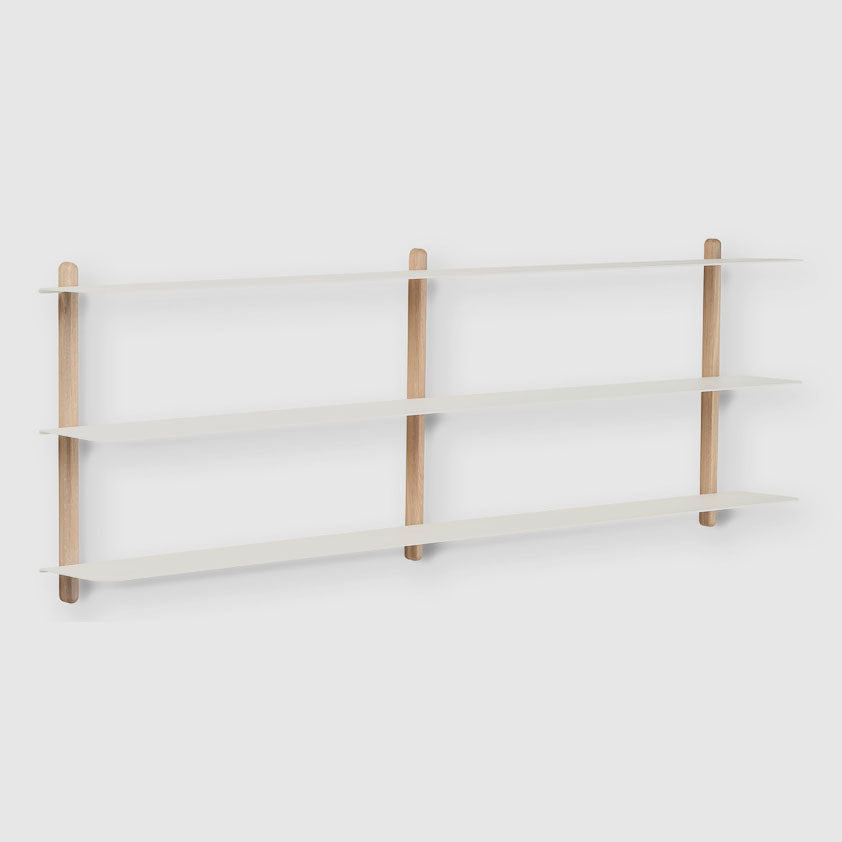 NIVO Shelf Small D - light oak/white