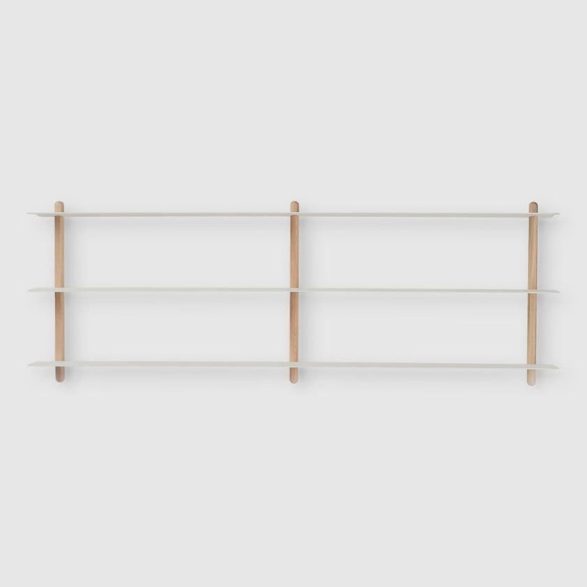 NIVO Shelf Small D - light oak/white