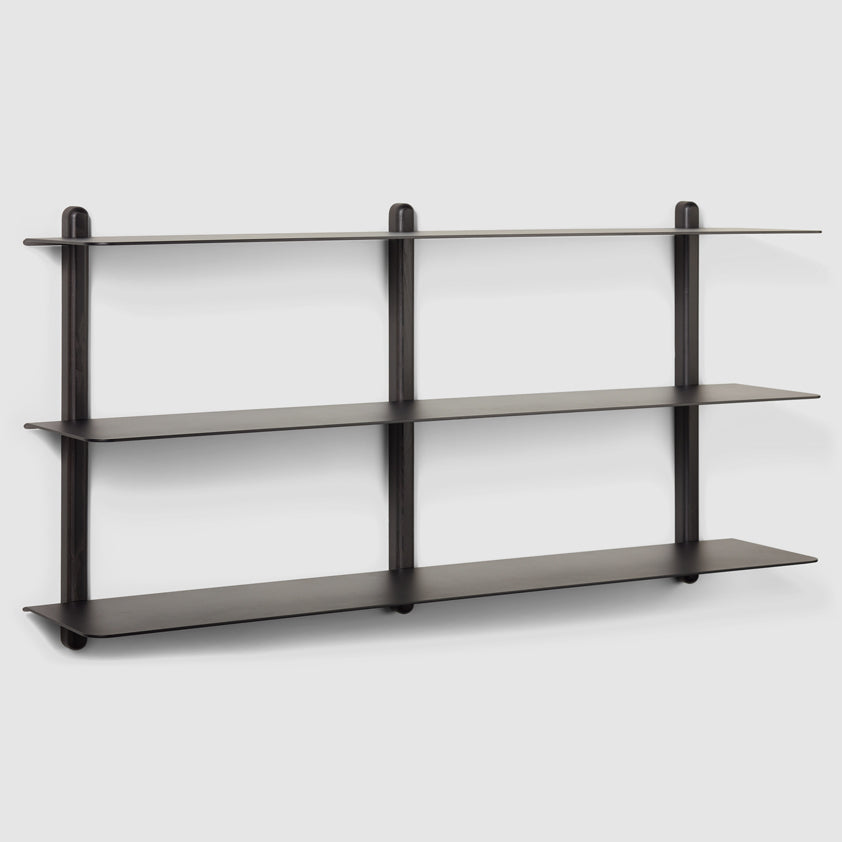 NIVO Shelf Large D - black ash/ black