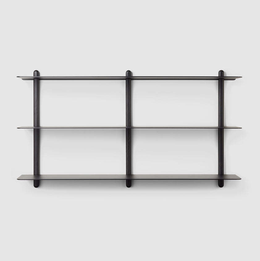 NIVO Shelf Large D - black ash/ black