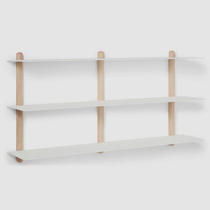 NIVO Shelf Large D - light oak/white