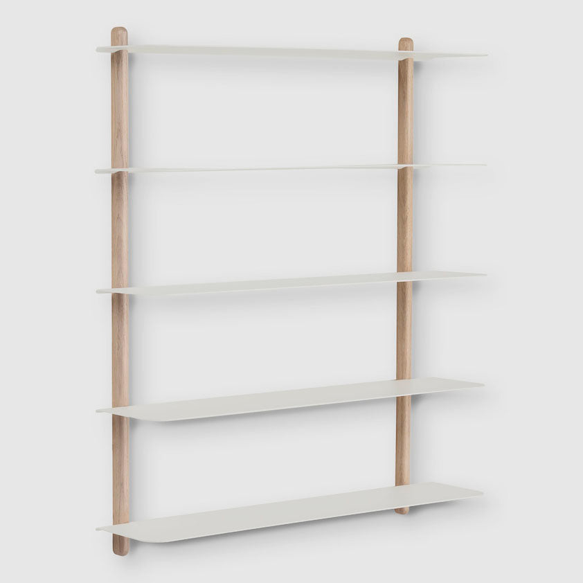 NIVO Shelf Small E - light oak/white