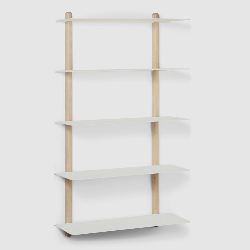 NIVO Shelf Large E - light oak/white