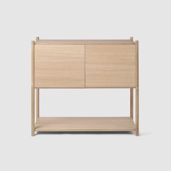 Sceene bookcase/cabinet C - light oak