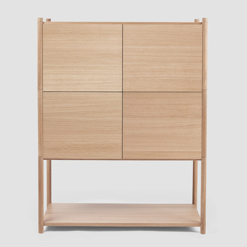 Sceene bookcase/cabinet E - light oak