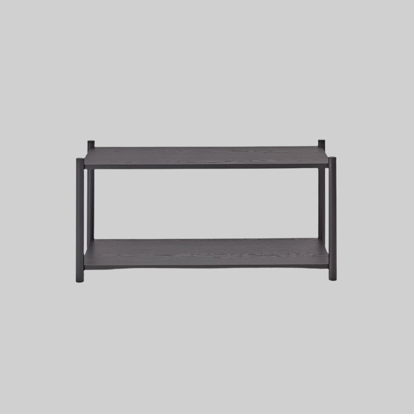 Sceene bookcase F - black oak