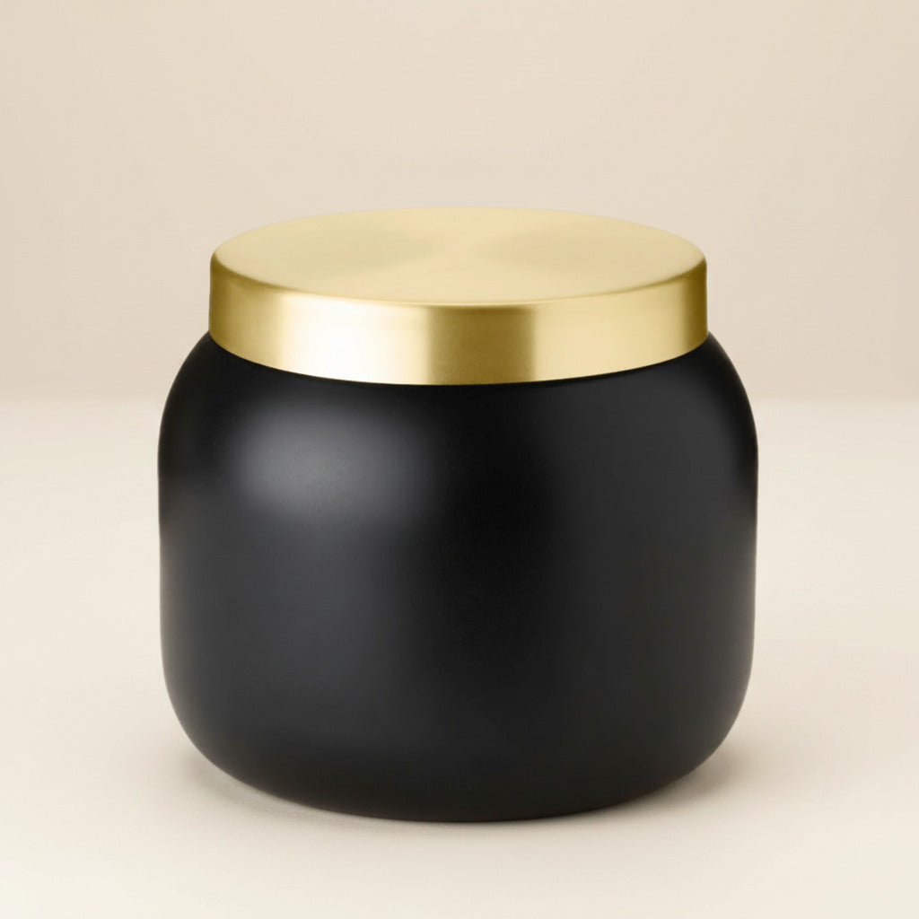 Collar ice bucket 1.8L black / brass